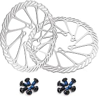 GoHZQ Rozsdamentes Acél Féktárcsa Szett 180 mm - 2 db Kerékpár Tárcsa 12 Csavarral MTB Országúti BMX Biciklikhez 1
