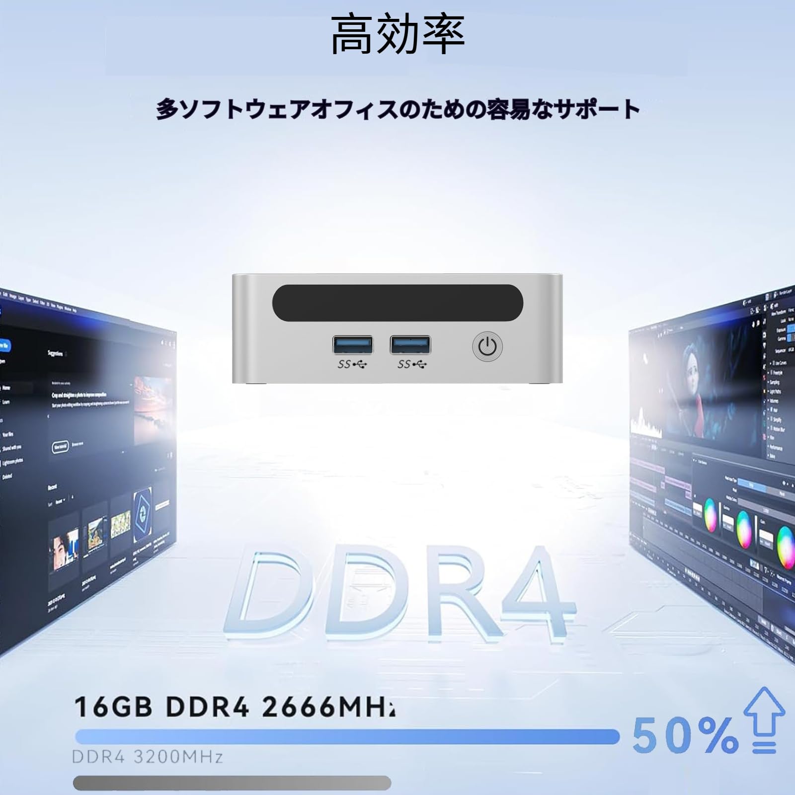 Amazon.co.jp: Genmachine ミニpc AMD Ryzen 7 5825U 最大 4.5GHz 8c