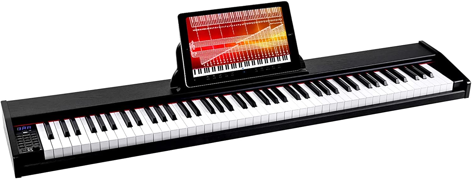 Buy Suhnerbell Digital Piano Keyboard with 88 Keys Full Size Weighted Keys, Beginner Electric
