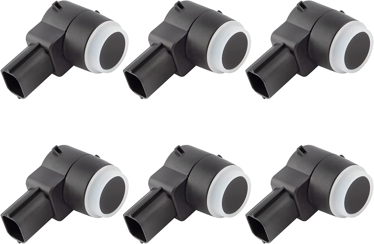 6Pcs PDC Parking Assist Sensor Reverse Backup Parking Assist Sensor Fit For Dodge Journey, Durango, Ram 1500 2500 3500, For Jeep Commander, Liberty, Grand Cherokee Replace# 1EW63TZZAA