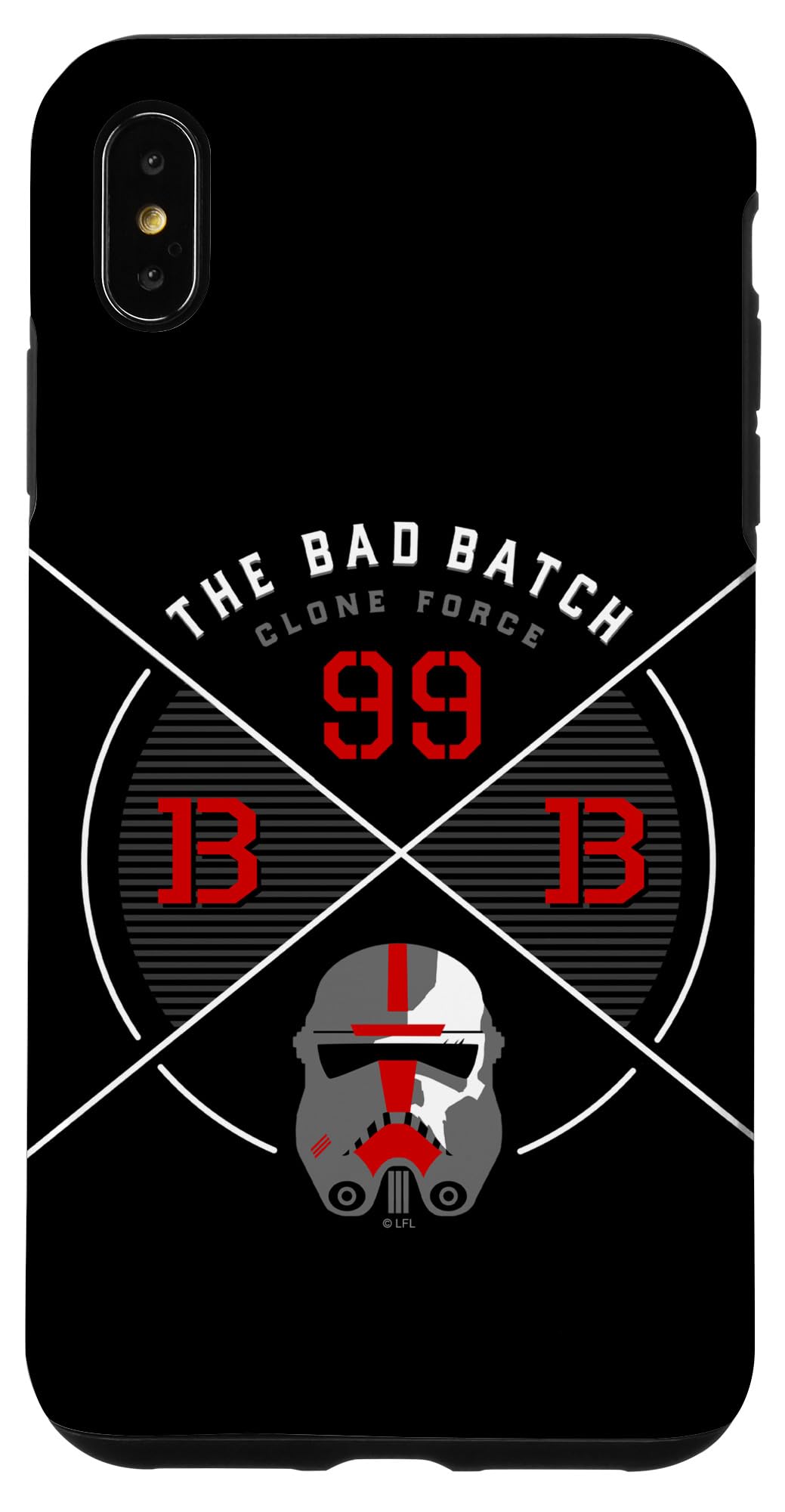 Coque iPhone XS Max Star Wars Bad Batch BB 99 protège écran objectif - 4