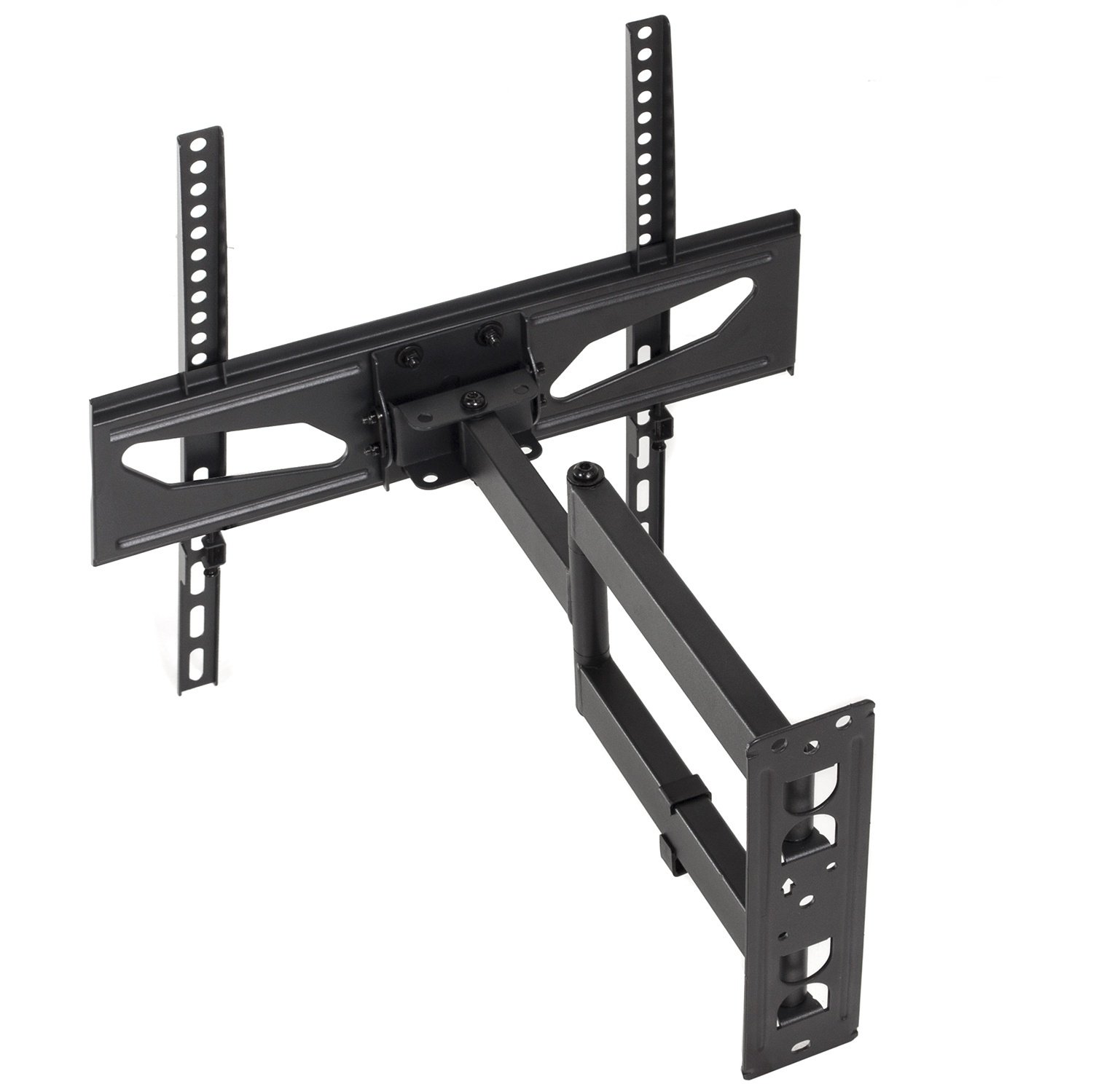 Maclean MC-774 TV muurbeugel voor OLED QLED LCD LED plasma tv 32-55 inch tot 35 kg ultra dun VESA 400x400, instelbare kanteling tot -8