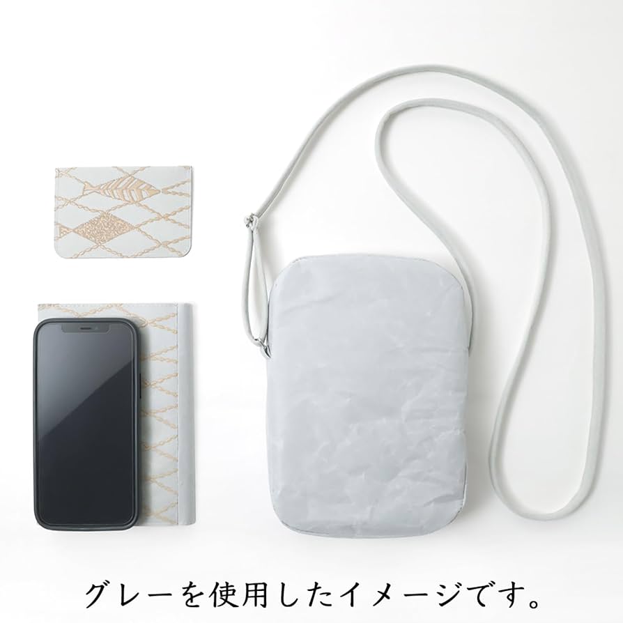 SIWA紙和 斜めがけバッグ S グレー 斜めがけバッグS グレー | SIWA | 紙和 公式ONLINE STORE