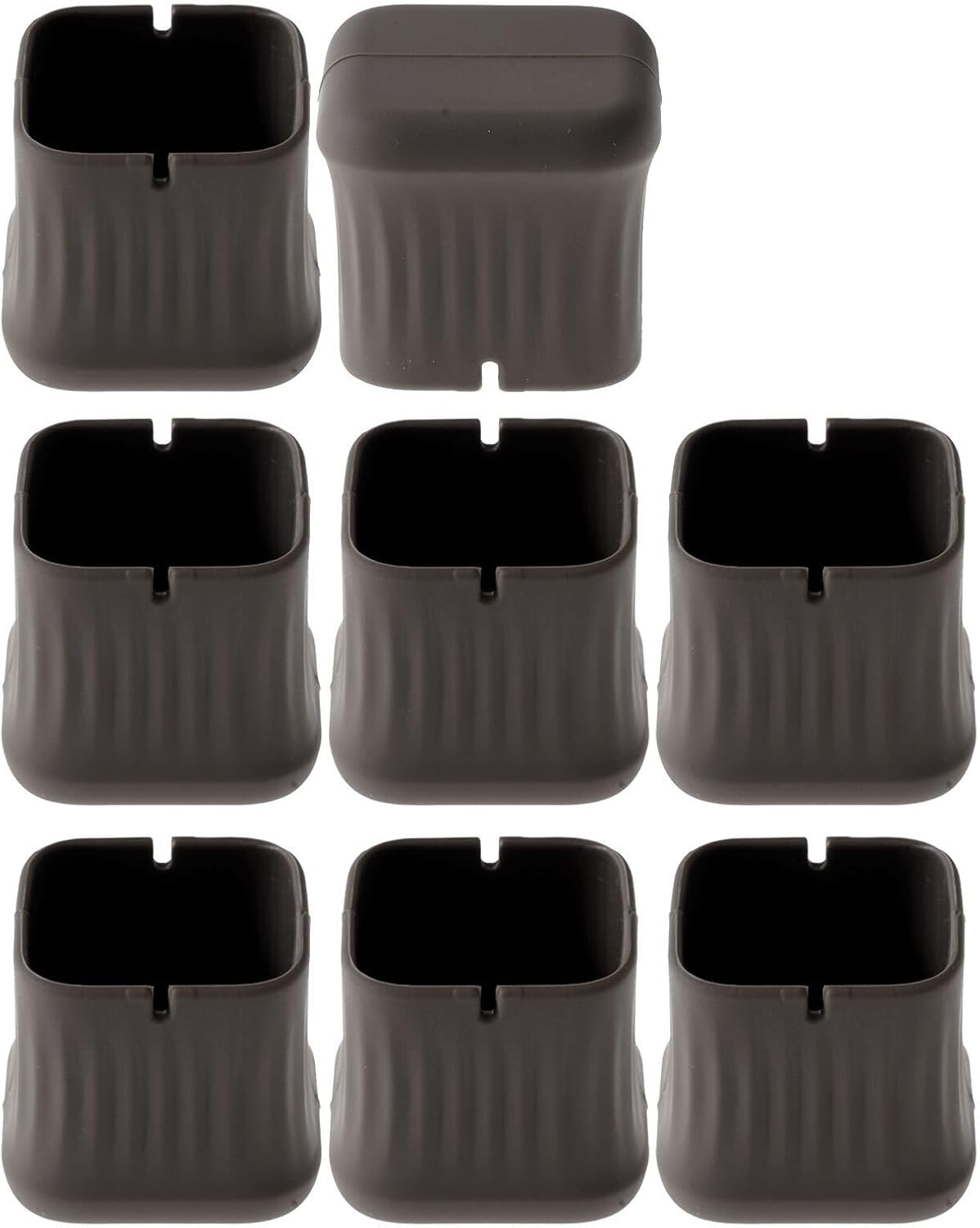 Chair Leg Protectors，Chair Leg Covers, Slip Chair Leg Floor Protectors, 8Pc Furniture Legs Covers Protectors Silicone Slip Feet Cups Chair Table Leg Caps Bar Patio Chair End Plugs Floor Protector(Whit