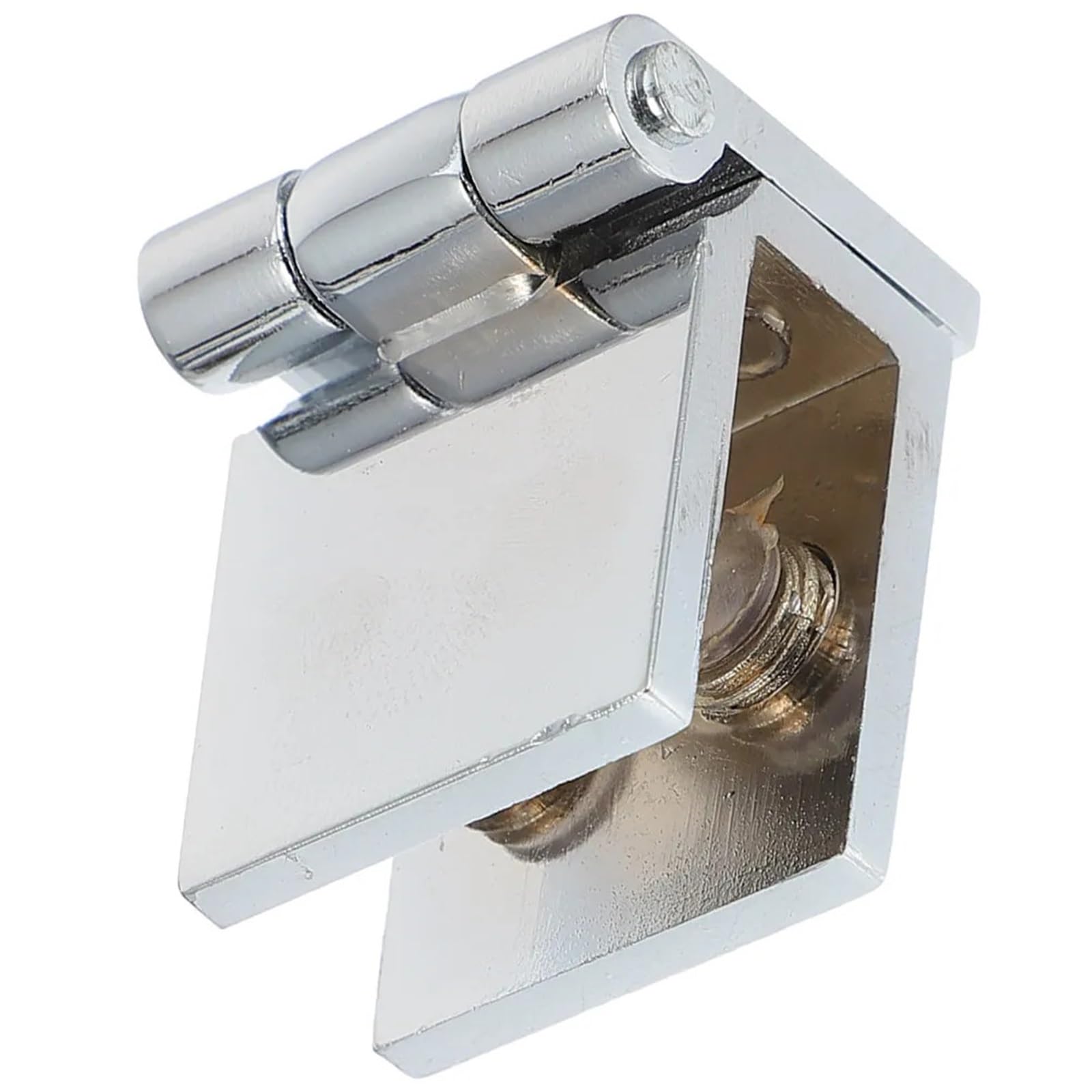 2pcs Glass Door Hinge Zinc Alloy Heavy Duty Frameless Shower Smooth Silent Cabinet Wine Cooler Hardware Clamp for Glass Door