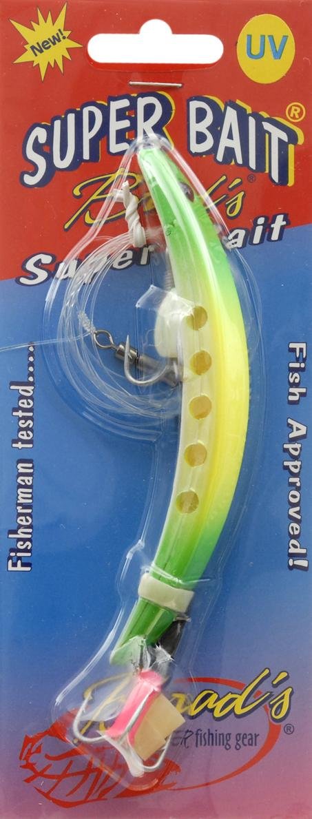 B.S. Fish Tales Super Bait Limonka przynęta wędkarska, żółta/zielona