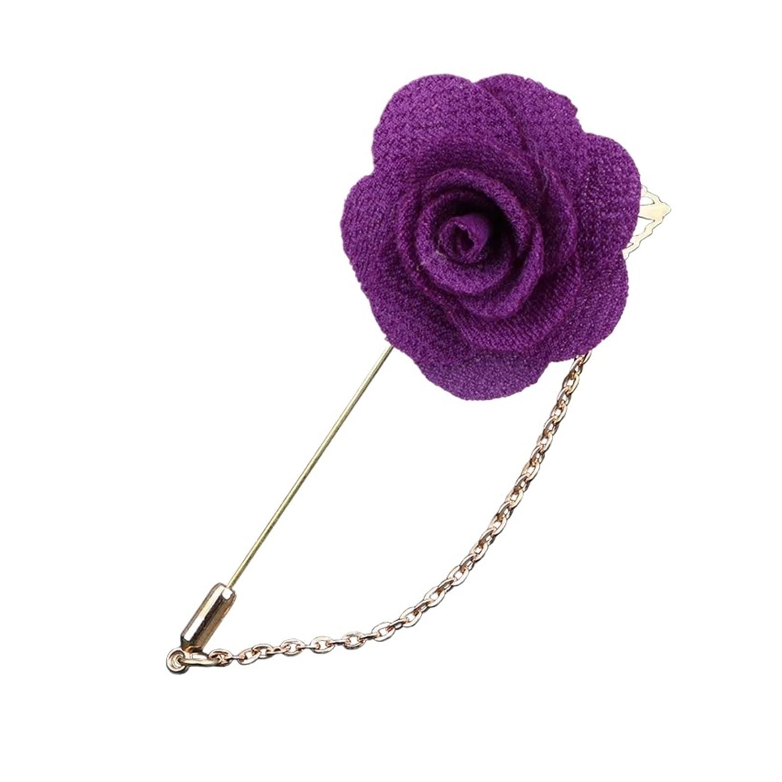 UJEDFHV Wedding Simulation Rose Corsage Wedding Boutonniere Groom Brooch Pins Buttonhole Groomsmen Corsage Artificial Rose Camellia Flower Pin Prom Party Accessories For Proms