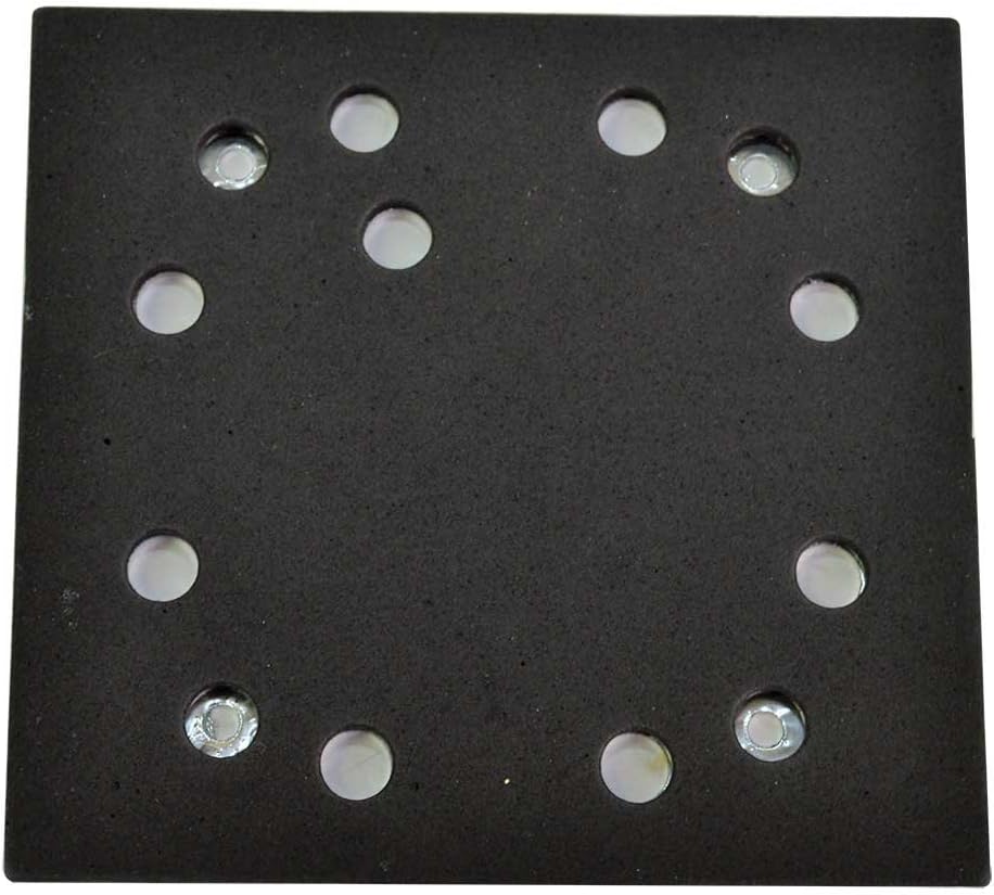 Superior Electric Pads & Abrasives SPD18 1/4 Sheet, 8 Hole Stick On Square Sanding Pad REPLACES Dewalt 151280-00, 151284-00SV : Tools & Home Improvement