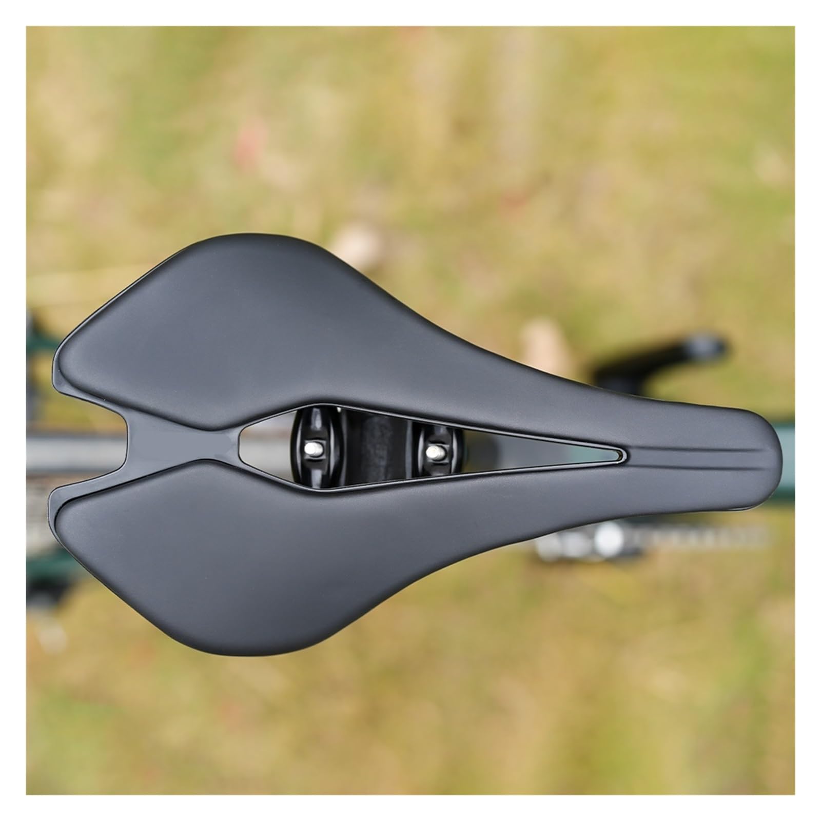 Generico Sella for bicicletta 142 mm, for bici da strada, sedile ciclismo traspirante e confortevole cavo in acciaio