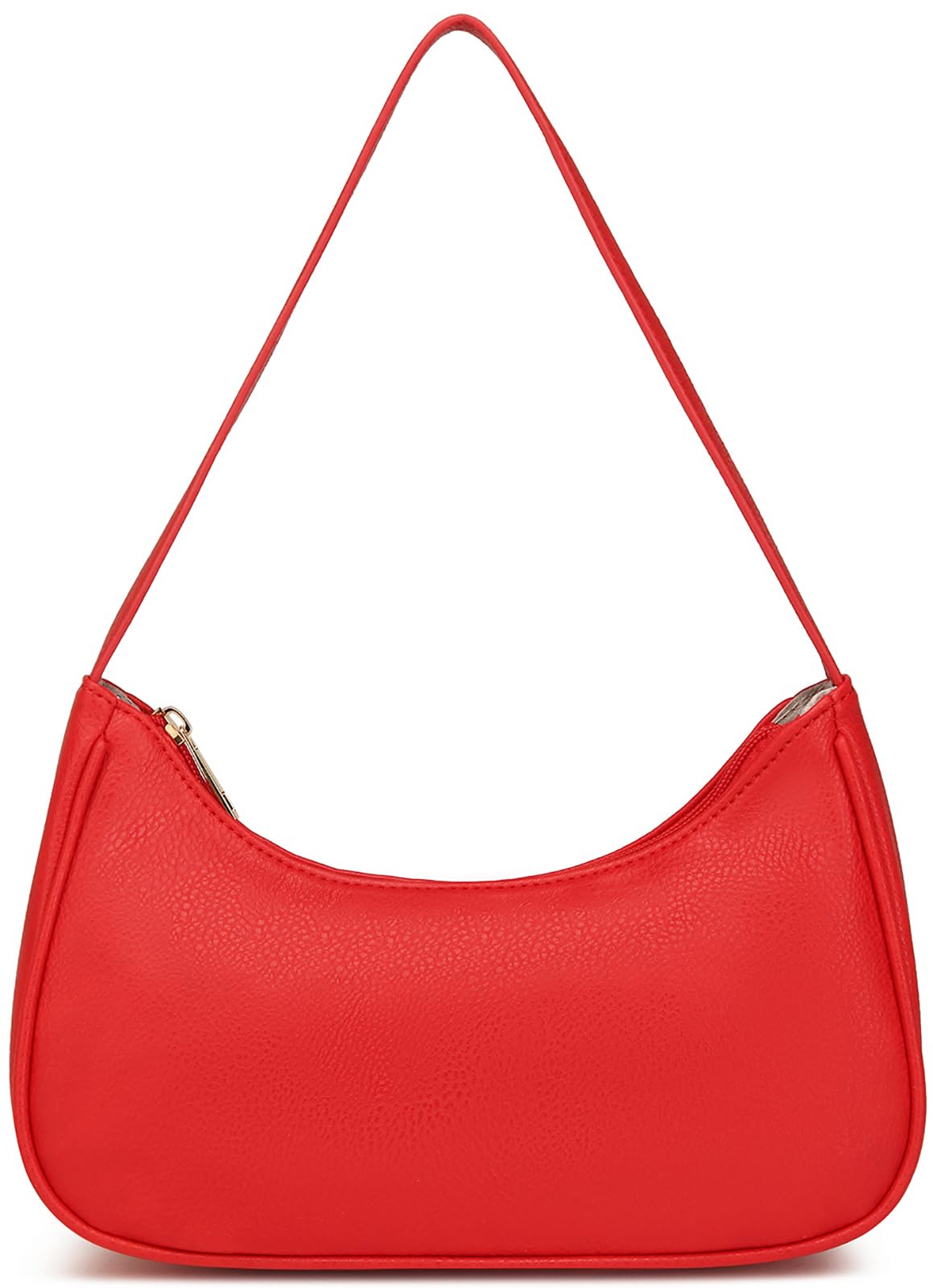 Afashor Shoulder Bags for Women Vegan Leather Hobo Sling Tote Handbag Retro Clutch Purse with Zipper Closure | Retro, with Zipper Closure