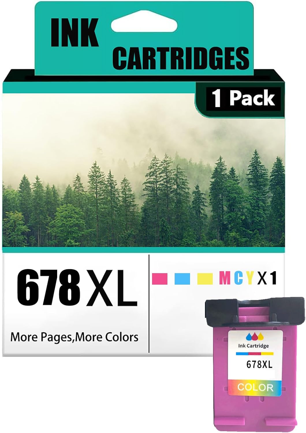 Ink Cartridges 678 XL Compatible for HP Deskjet 1015 1515