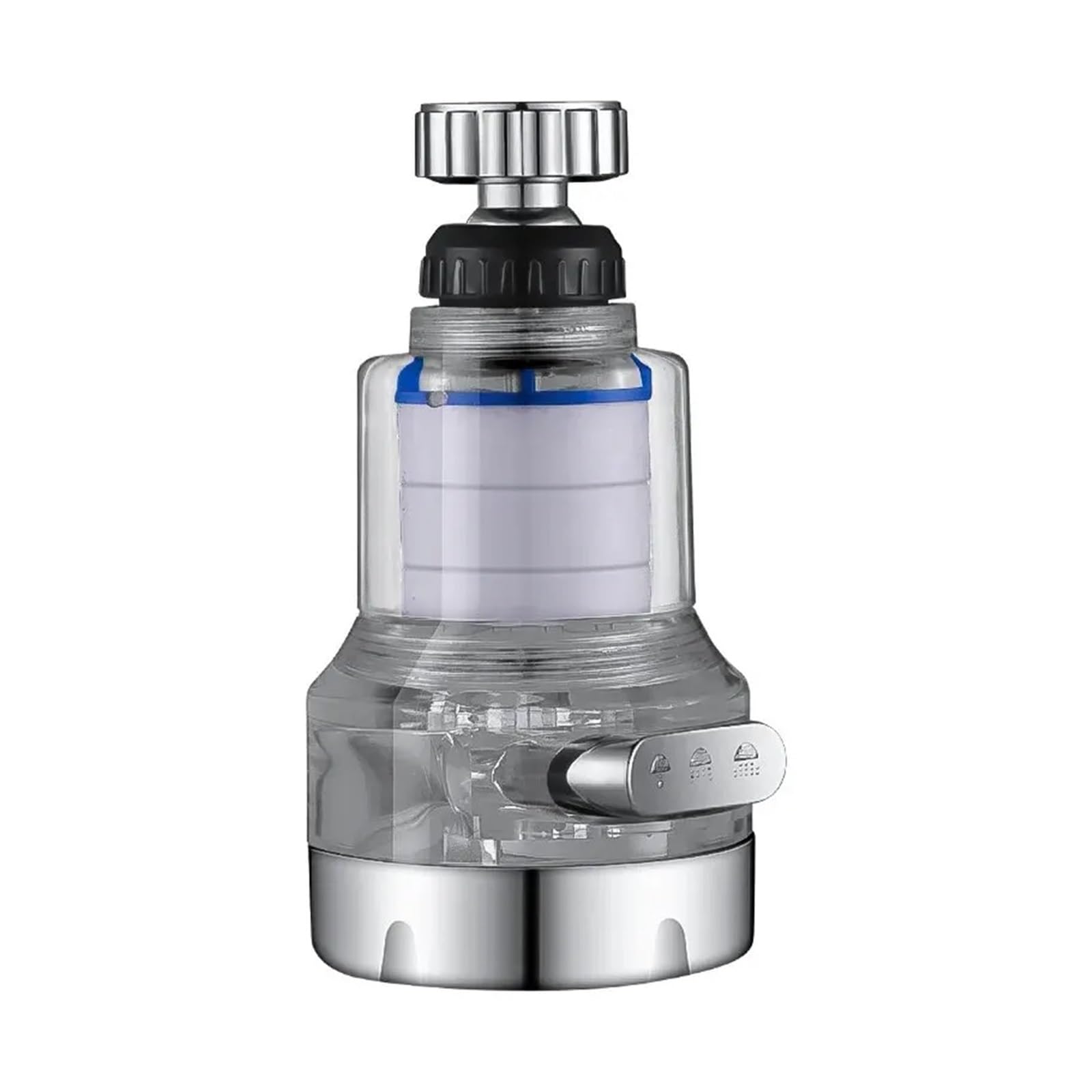 Filtre purificateur d'eau rotatif 360 pour simplifier la vaisselle en cuisine