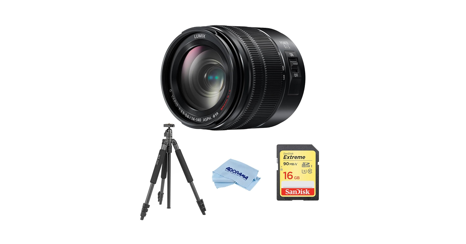 Amazon | パナソニック Lumix G Vario 14-140mm 望遠ズーム