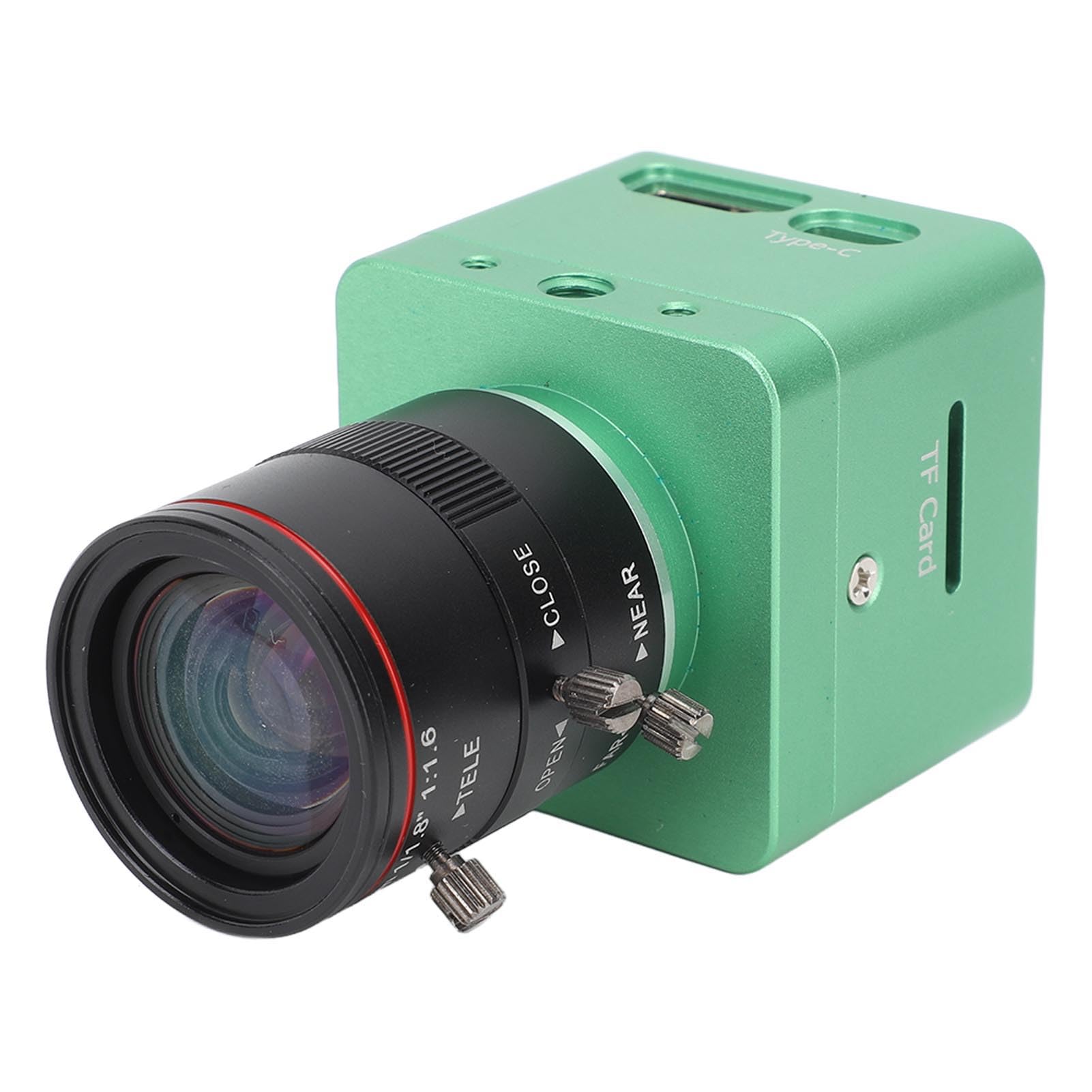 Jectse Kamera HDMI 41 MP, 4K 30 kl./s, 3840 x 2160p, zoom cyfrowy, USB do nauczania strumieniowego przesyłania strumieniowego, kamera przemysłowa C/CS z obiektywem 6-12 mm, bez zniekształceń, ręczny