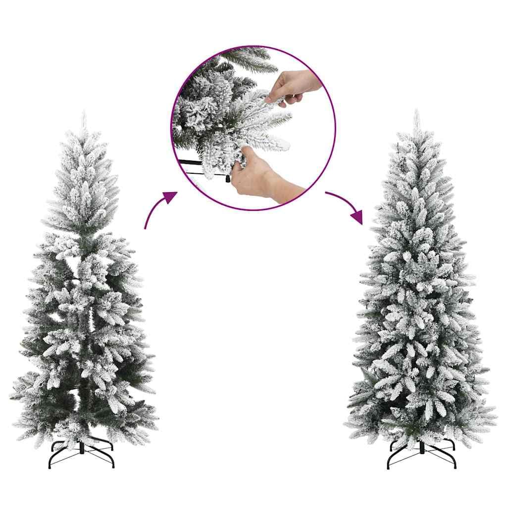 vidaXL Árbol de Navidad Artificial Blanco 150 cm