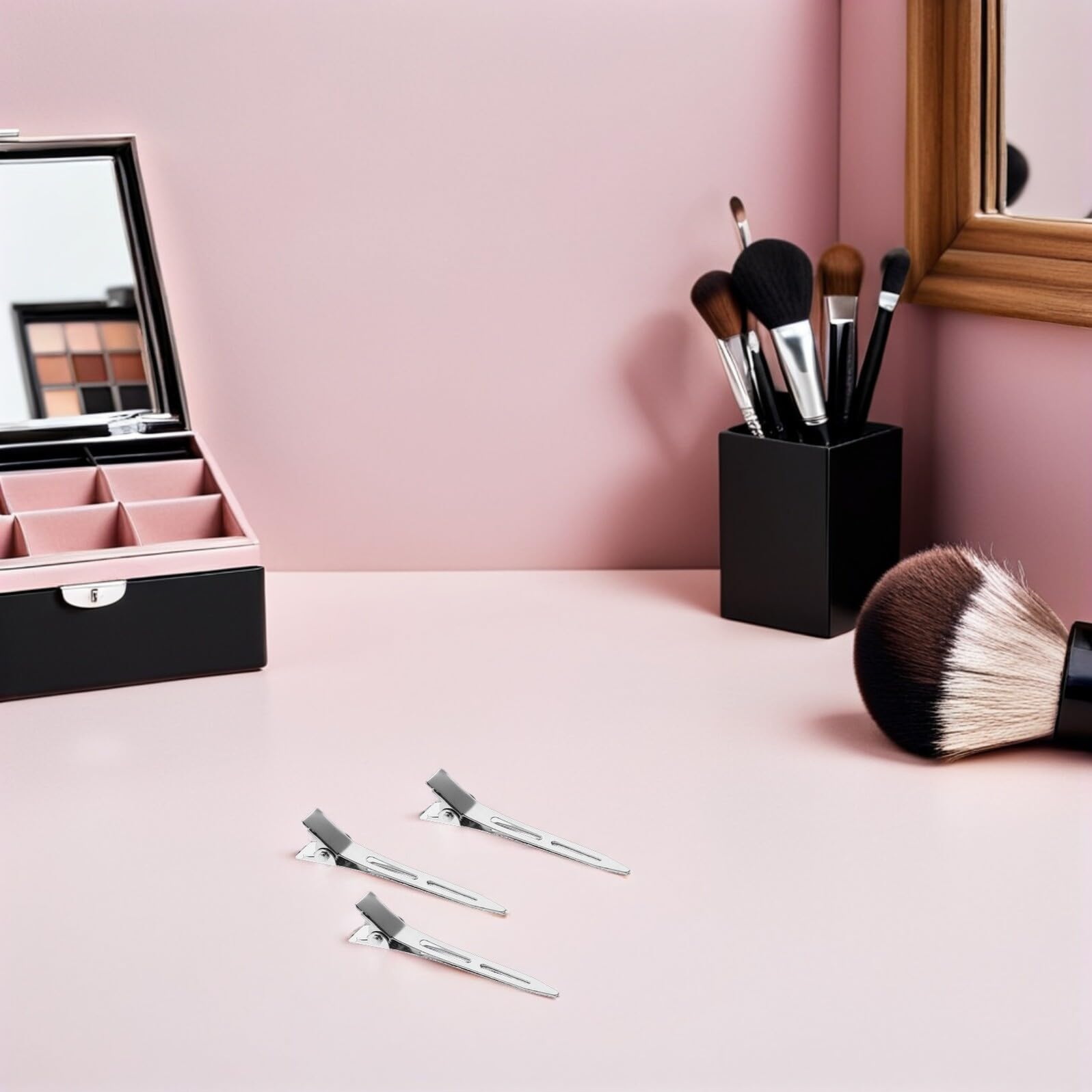 Gatuida Fermaglio Metallico per Chioma a Becchio D'anatra, Clip Professionale per Sezionamento Capelli Donna, Pinze in Acciaio Inossidabile