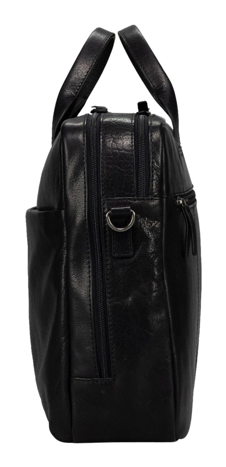 Jost Pelle borsa da ufficio laptop bag con scomparto per laptop Glasgow Business Bag 2C Black nero