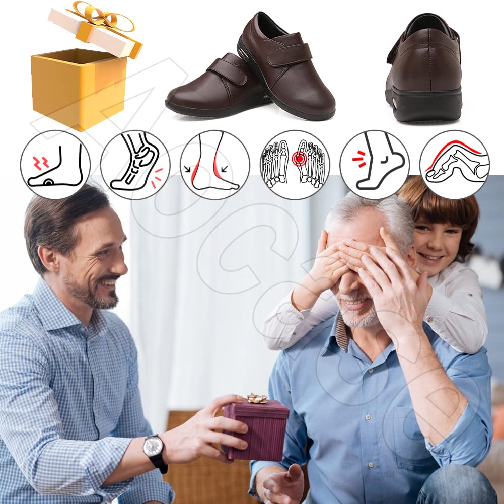 Zapatillas Pie Diabetico Verano Hombre, Zapatilla Confortina Rejilla Extra Ancho Especial para Hombre y Mujer Pies Delicados Sandalias de rehabilitación Stretch 06,Negro,37.5 EU
