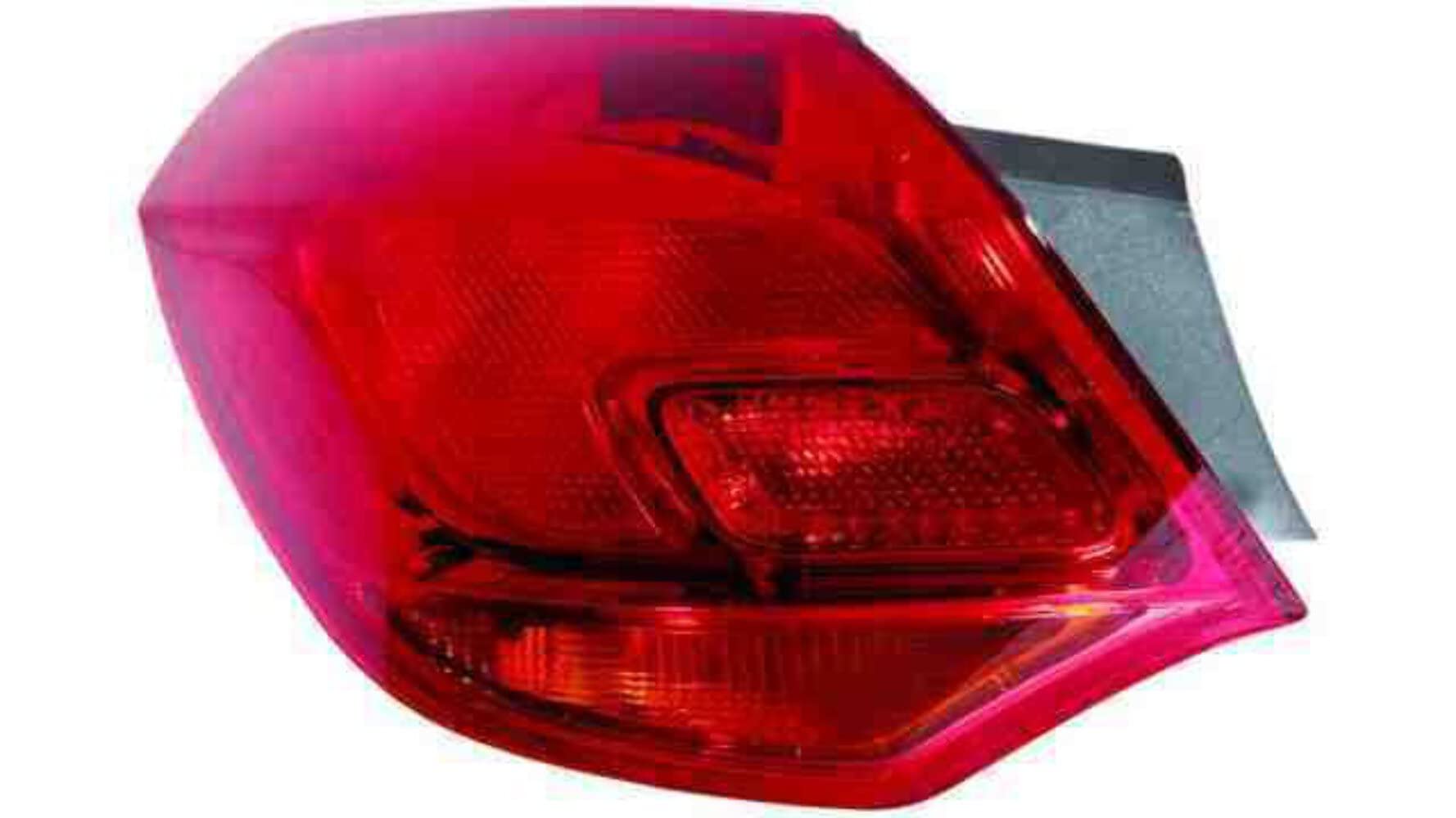 IPARLUX Izquierdo-PILOTO TRASERO-sin portalámparas-Rojo-Exterior PARA VEHICULOS CON FAROS H7+H7 FOR CARS FITTED WITH H7+H7 HEADLAMPS