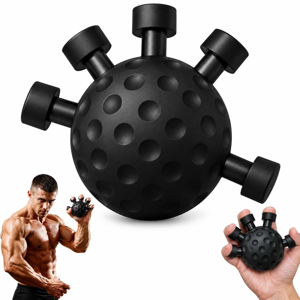 Irond Forearm Trainer,Iron Forearm TrainerBall,Finger StrengthTrainer