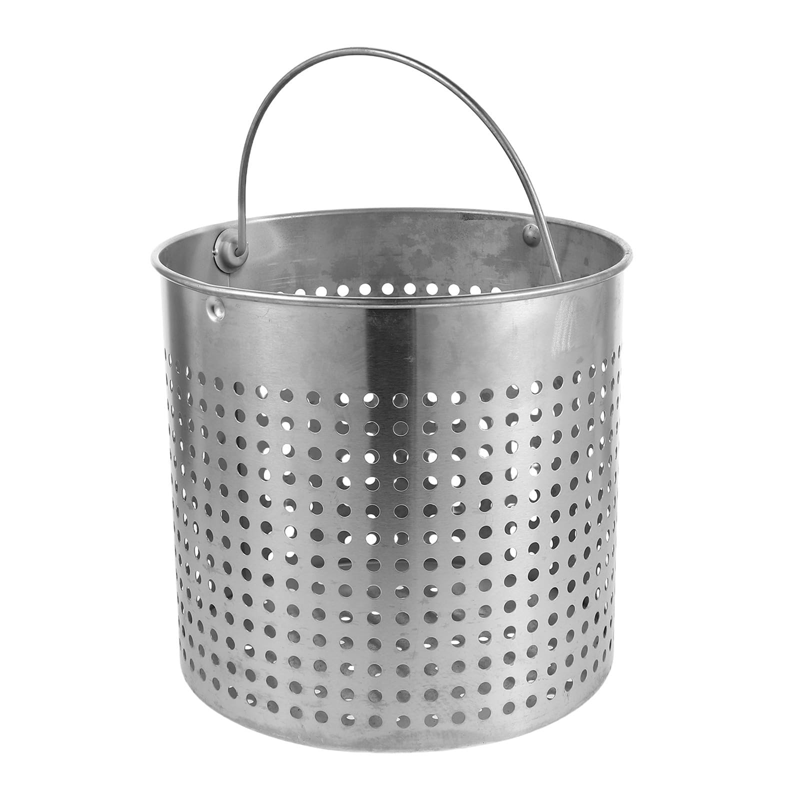 Eingebauter Teefilter Eimer aus Edelstahl, Versenktes Design, Silber