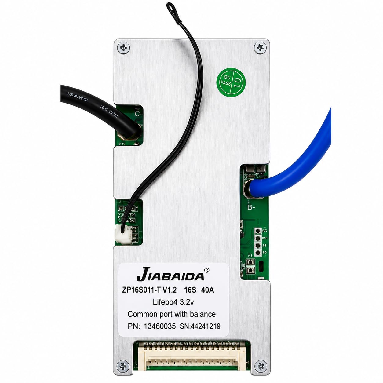 JBD 16S 40A LiFePO4 BMS 48V Battery Management System | Common Port with Balance | for Solar, Inverter, E-Bike & DIY LFP Battery Packs-image-26