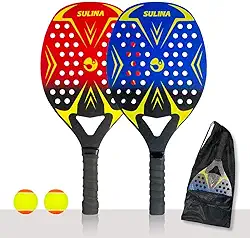 Kit 2 Raquete de Beach Tennis XPlay com Capa e 2 Bolas
