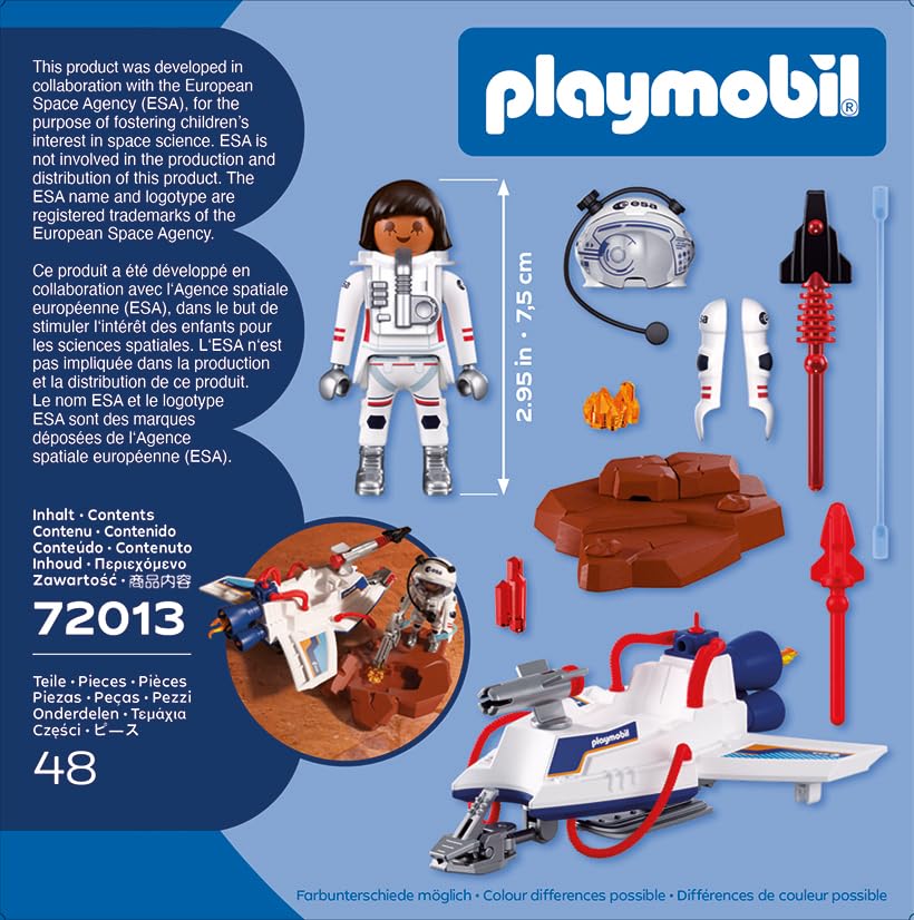 Playmobil Space ESA Space Glider, Astronaut, Flying Vehicle with Shooting Function and Grabber Arm - Image 4