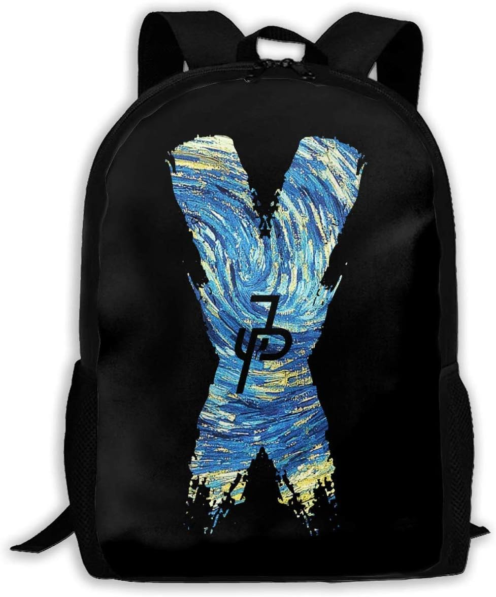 TTmom Unisex Bookbag Jake Paul Van Gogh Unisex Backpack Shoulder Bag School Backpack Travel Bags Laptop Backpack