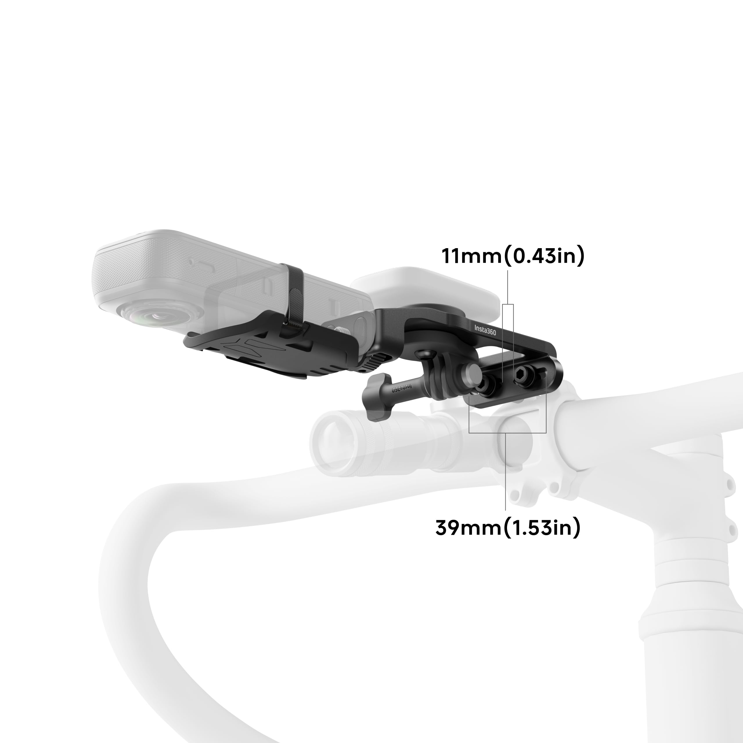 Insta360 Soporte para computadora de bicicleta (manillar independiente)
