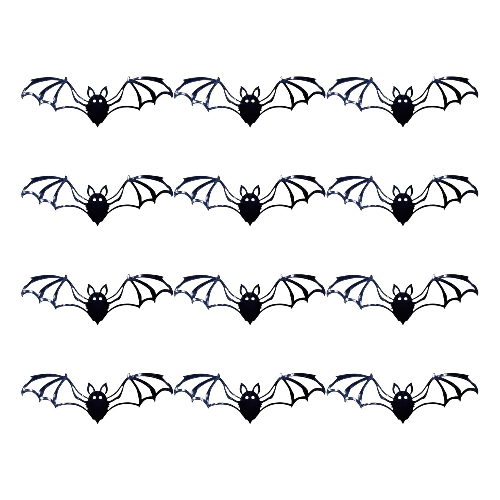 Tfaoys E 12Pcs Realistic Multidirectional Bat Wall Transfers Halloween Hom Deck With Saf Pvc Substanc For Indoor Xteriors Pvc Bat Wall Transfers