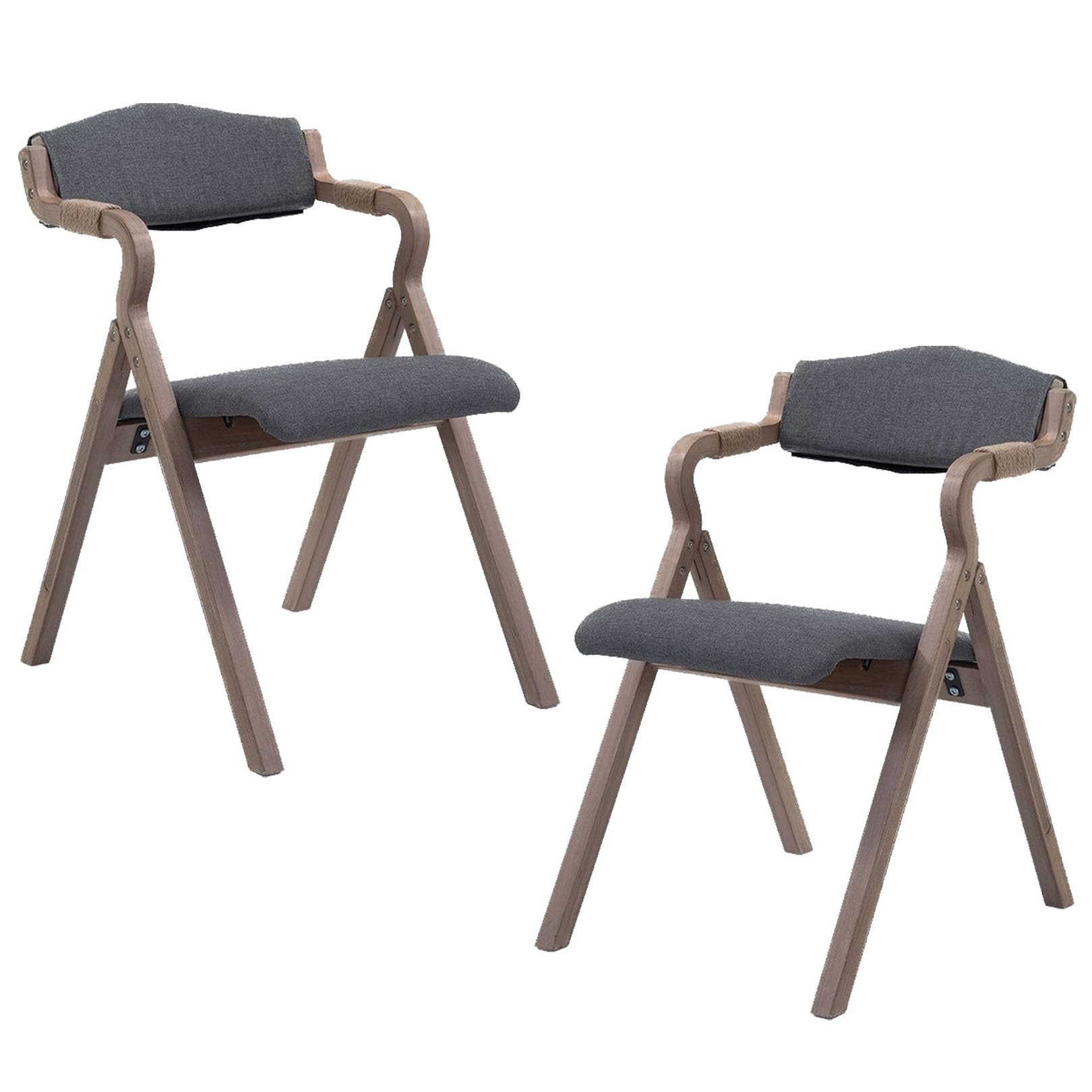 折りたたみチェア 2脚 ベージュ 2脚】ベージュPUダイニングチェア木製完成品介護チェア折りたたみ