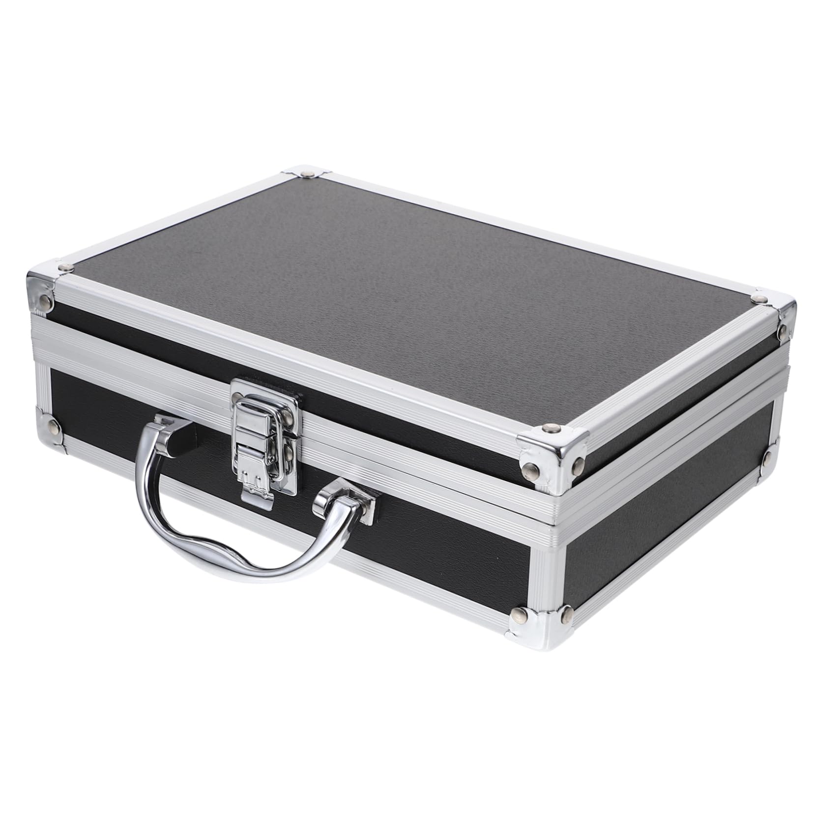 3NH® Suitcase Tool Chest Aluminum Locking Briefcase Portable Workstation Briefcase Aluminum Carrying Case Aluminum Storage Case Hard Briefcase Money Briefcase Man Shell Anti-fall-image-7