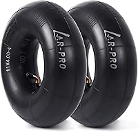 Vista 5 de AR-PRO Tubo interior de repuesto resistente de 13 x 6.50-6 pulgadas con vástago de válvula recto TR-13 (paquete de 2) – para carretillas, Razor Quad
