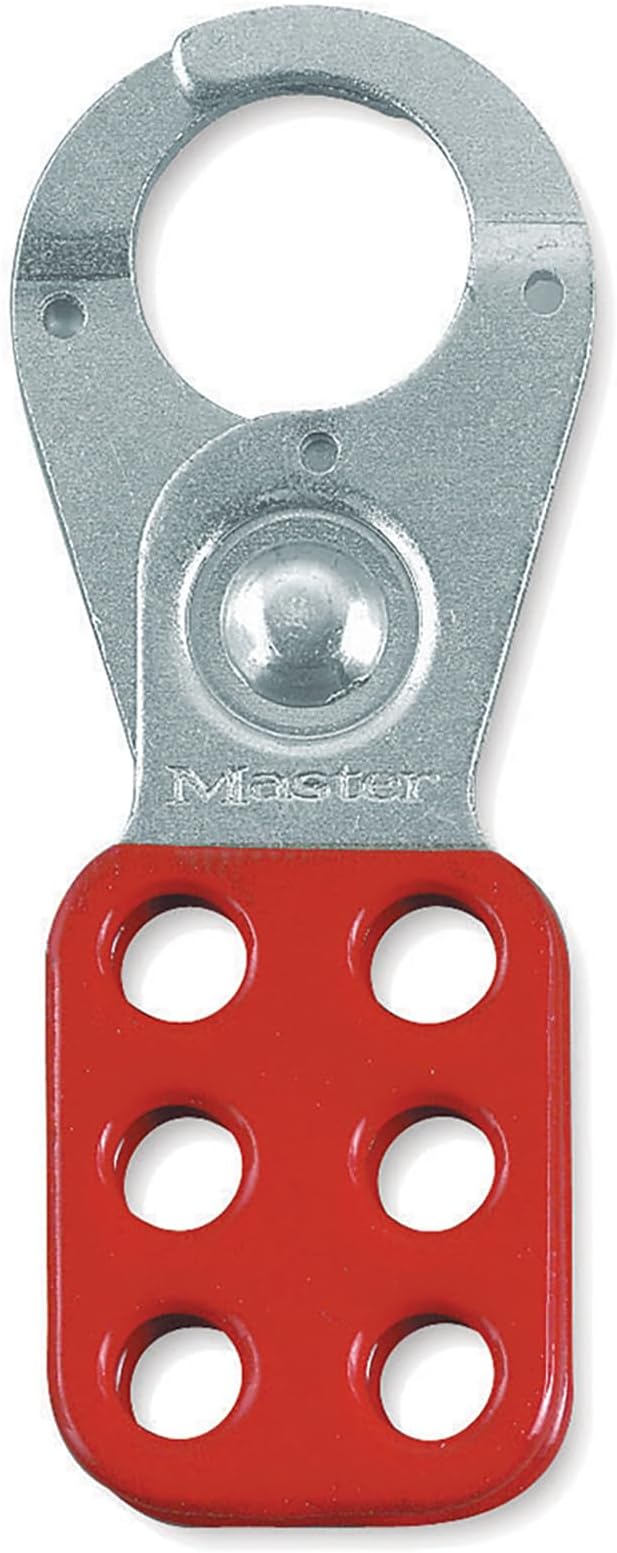 Master Lock 420 Lockout Hasp for 6 Safety Padlocks for Electrical Lockout