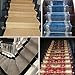 AMUFJJ Stair Rods for Carpet Runners Set of 5 10, Safety Secure Carpet Holder Bar Tool Prevent Tripping for Hotel/Showroom/Home(5 Pack,46in (117cm))