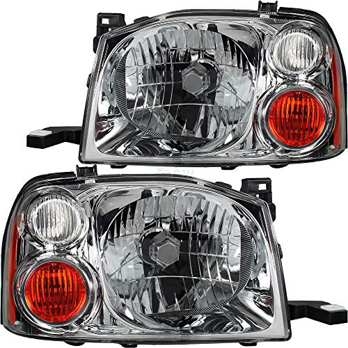 Phares halogènes H4 Navara Pick Up D22 optique avant kit complet