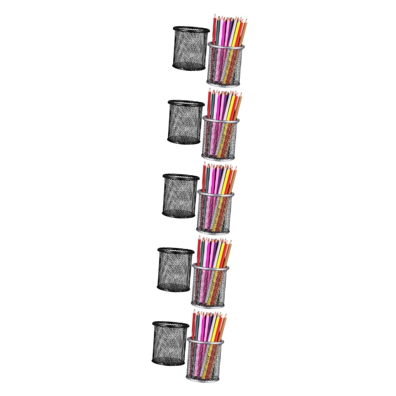 Porte-stylo en maille métallique DOITOOL pour éliminer le désordre de bureau