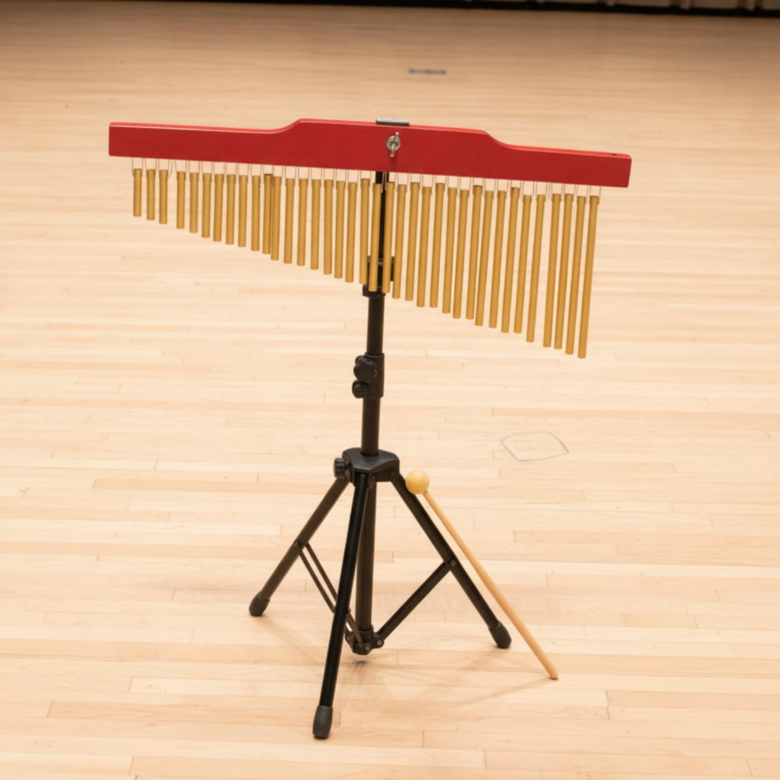 Campanelli a 36 Note Dorato Campanelli a Barra con Treppiede Professionale Percussione per Scuole di Musica, Studenti, Orchestra
