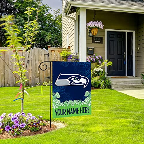 Image of Rico Industries NFL Standard /Primary Personalized 13 inch x 18 inch Double Sided Garden Flag