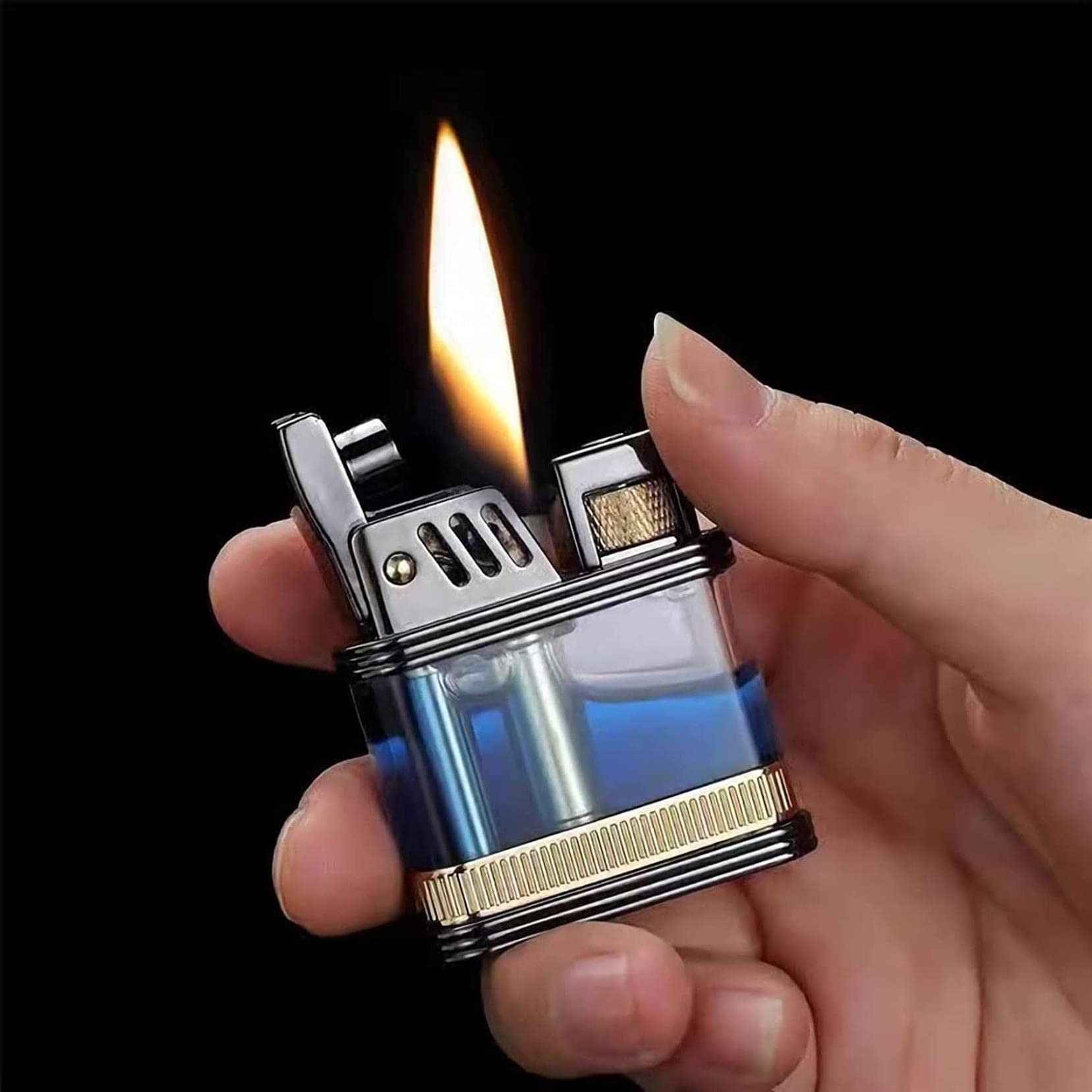 Amazon.co.jp: レトロクリエイティブライター、青い液体ライター付き