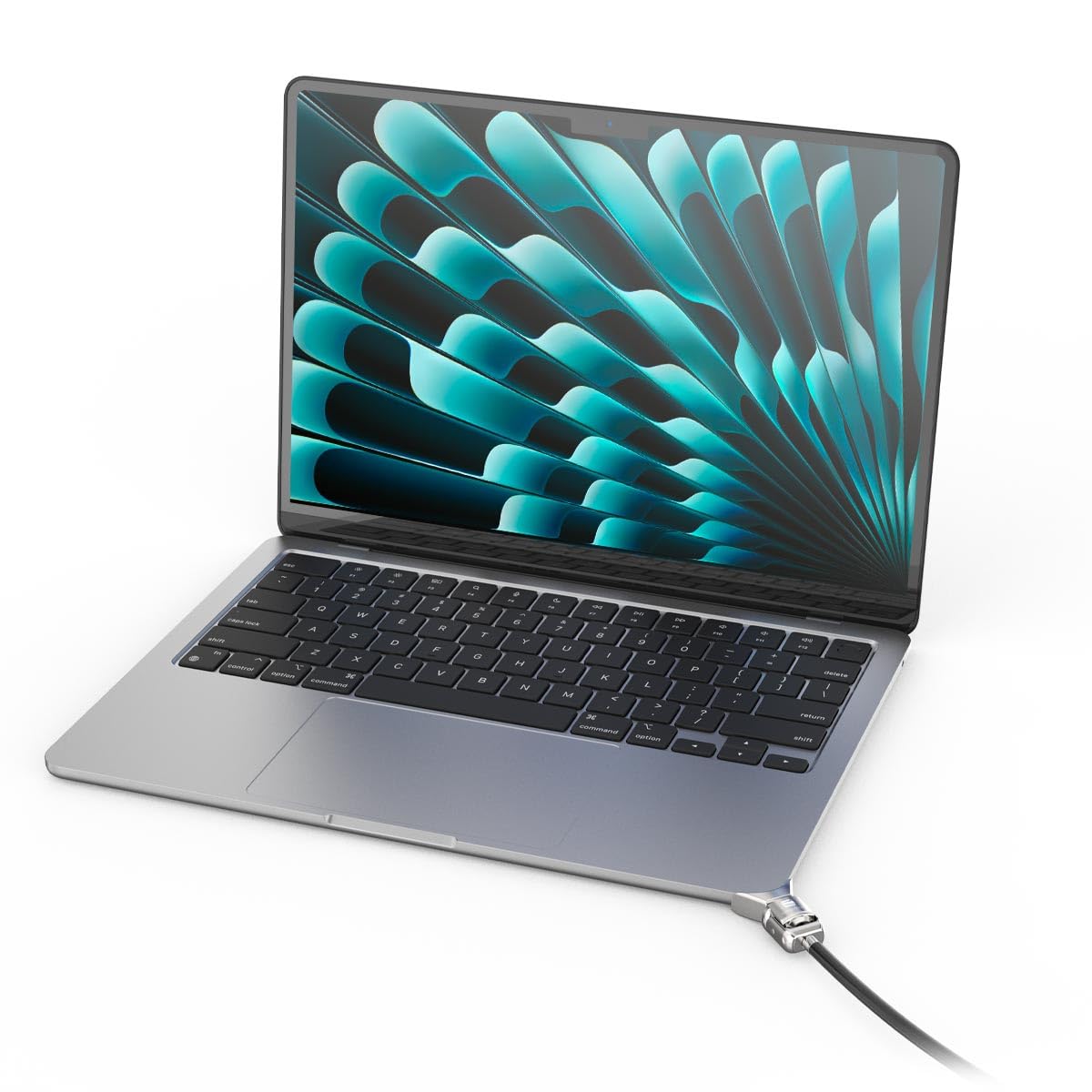 Compulocks - Blocco MacBook Air The Ledge - MacBook Air M2 e M3 – T-Slot Ledge con serratura e cavo di sicurezza