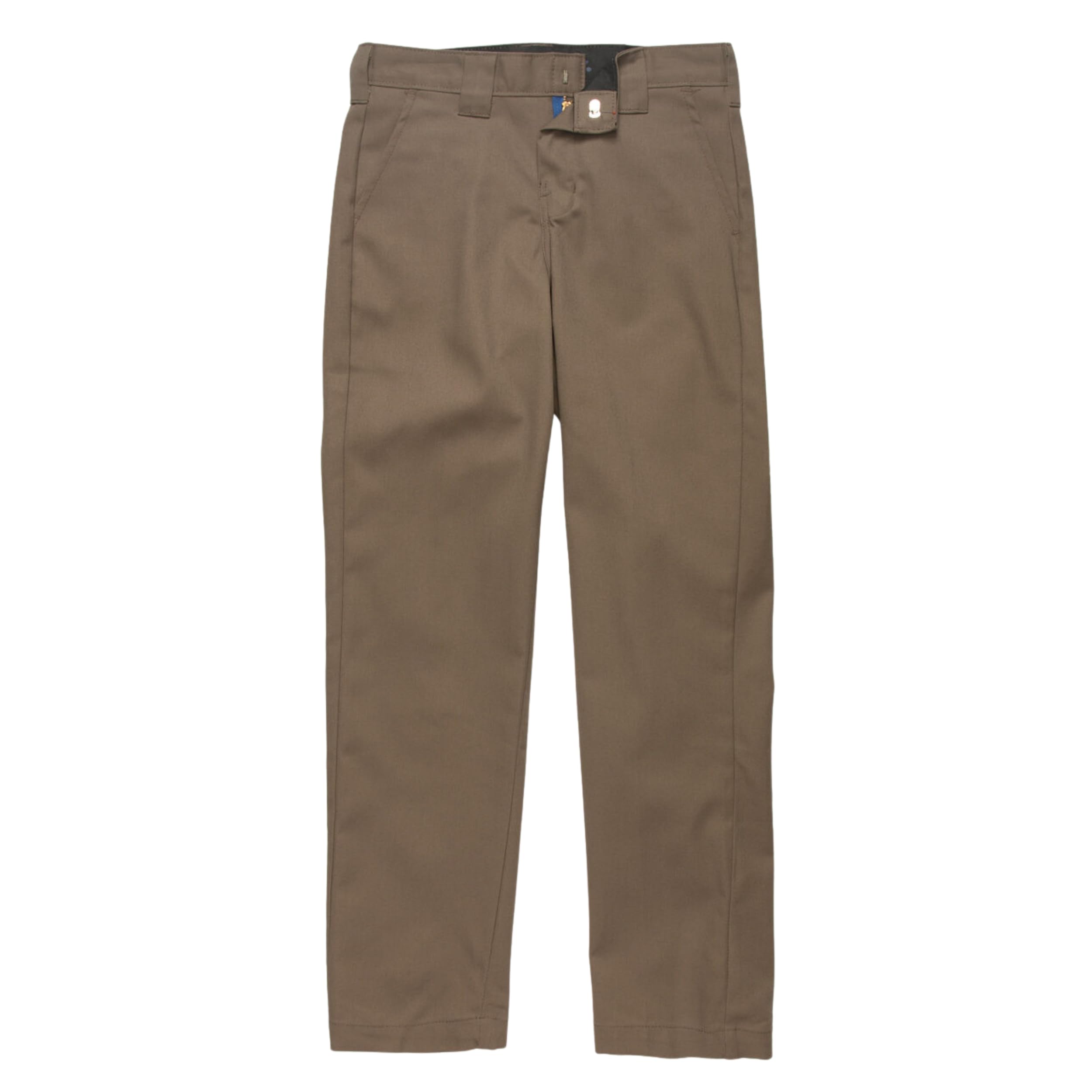 Pantalones para uniforme escolar de niño Dickies Flex, sarga resistente elástica slim taper 4