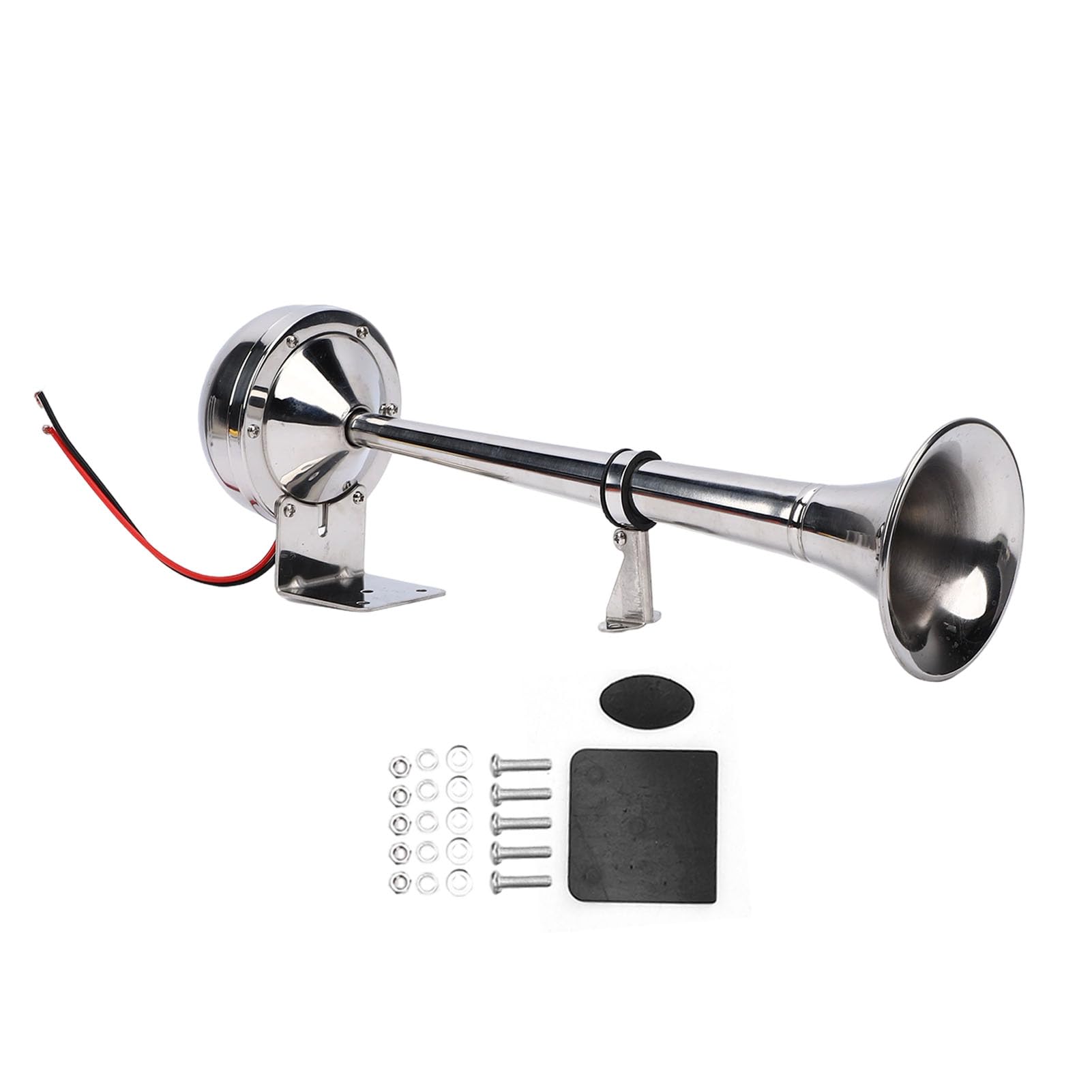 Socobeta Clacson Elettrico per Barche Marine da 12 V, 125 DB, Rumoroso, in Acciaio Inossidabile, per Barche, e Pickup
