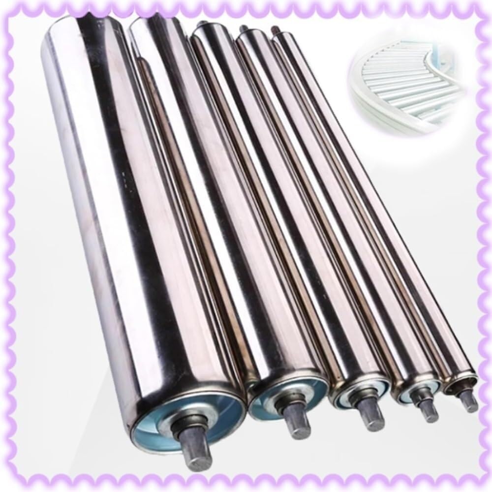 Rouleaux de convoyeur à gravité fluides D25mm L140mm pour éliminer les blocages de manutention