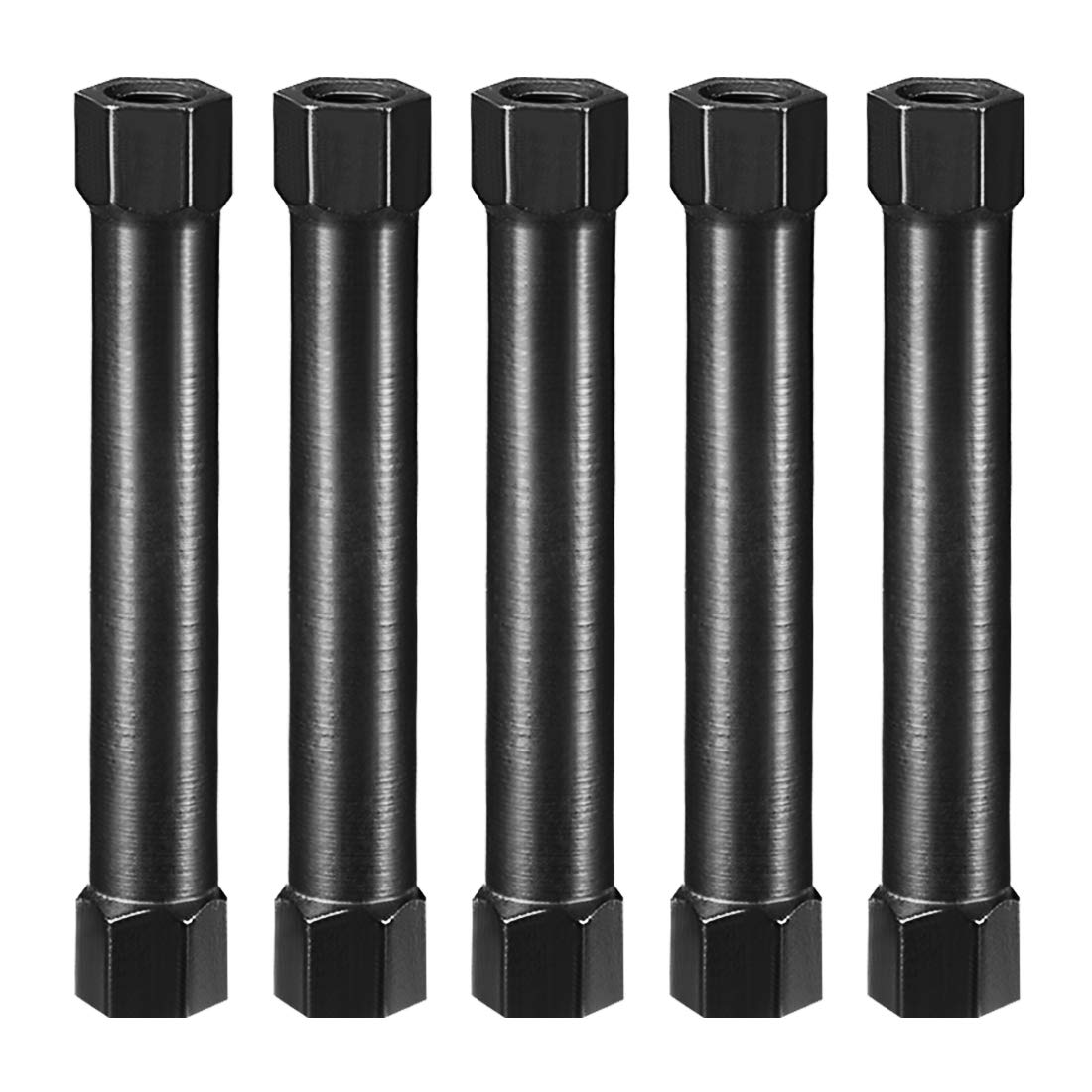 uxcell Hex Aluminum Standoff Spacer Column M3x50mm, for RC Airplane, FPV Quadcopter, CNC, Black