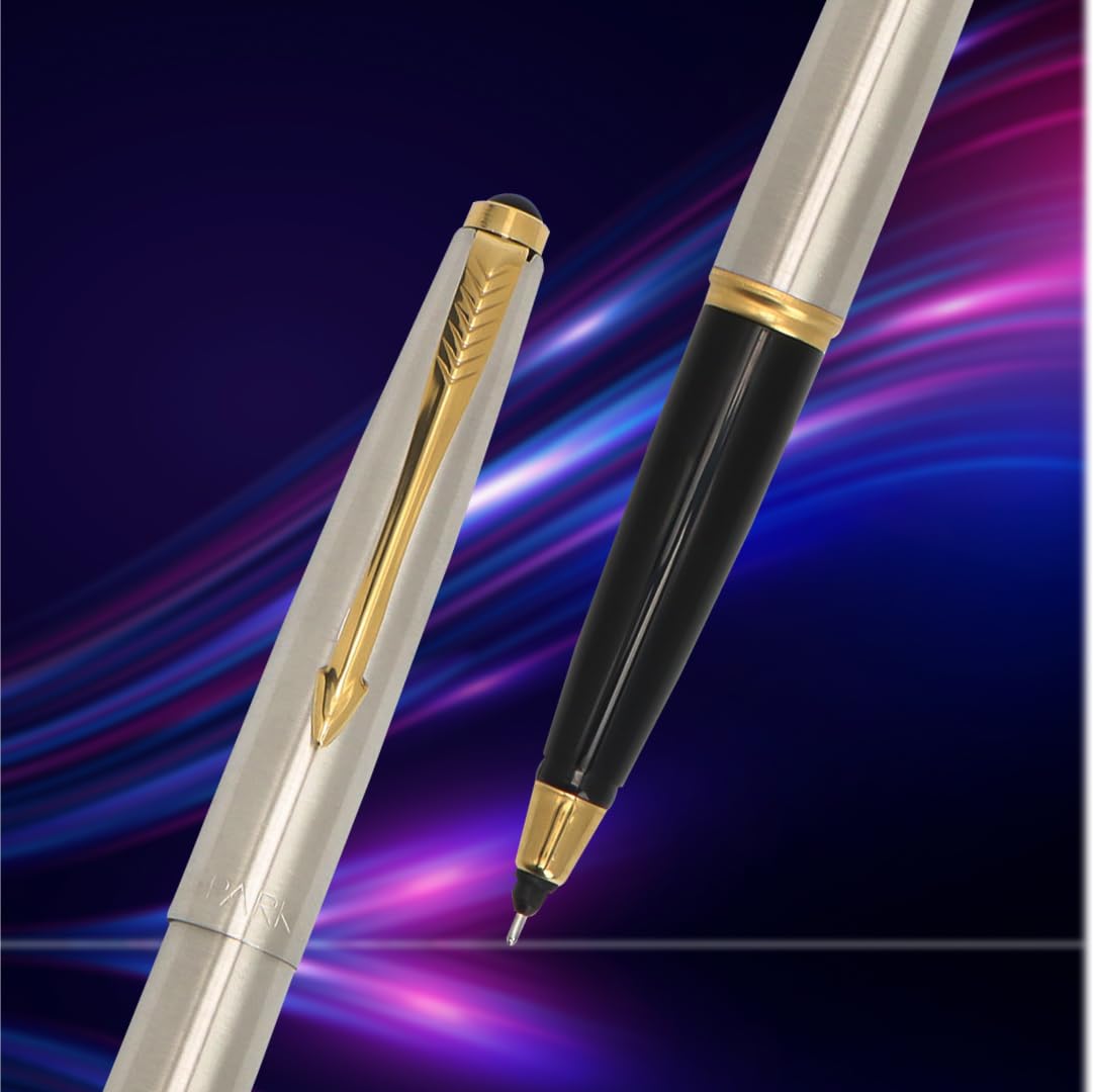 Amazon.co.jp: Parker Galaxy ステンレススチールローラーボールペン