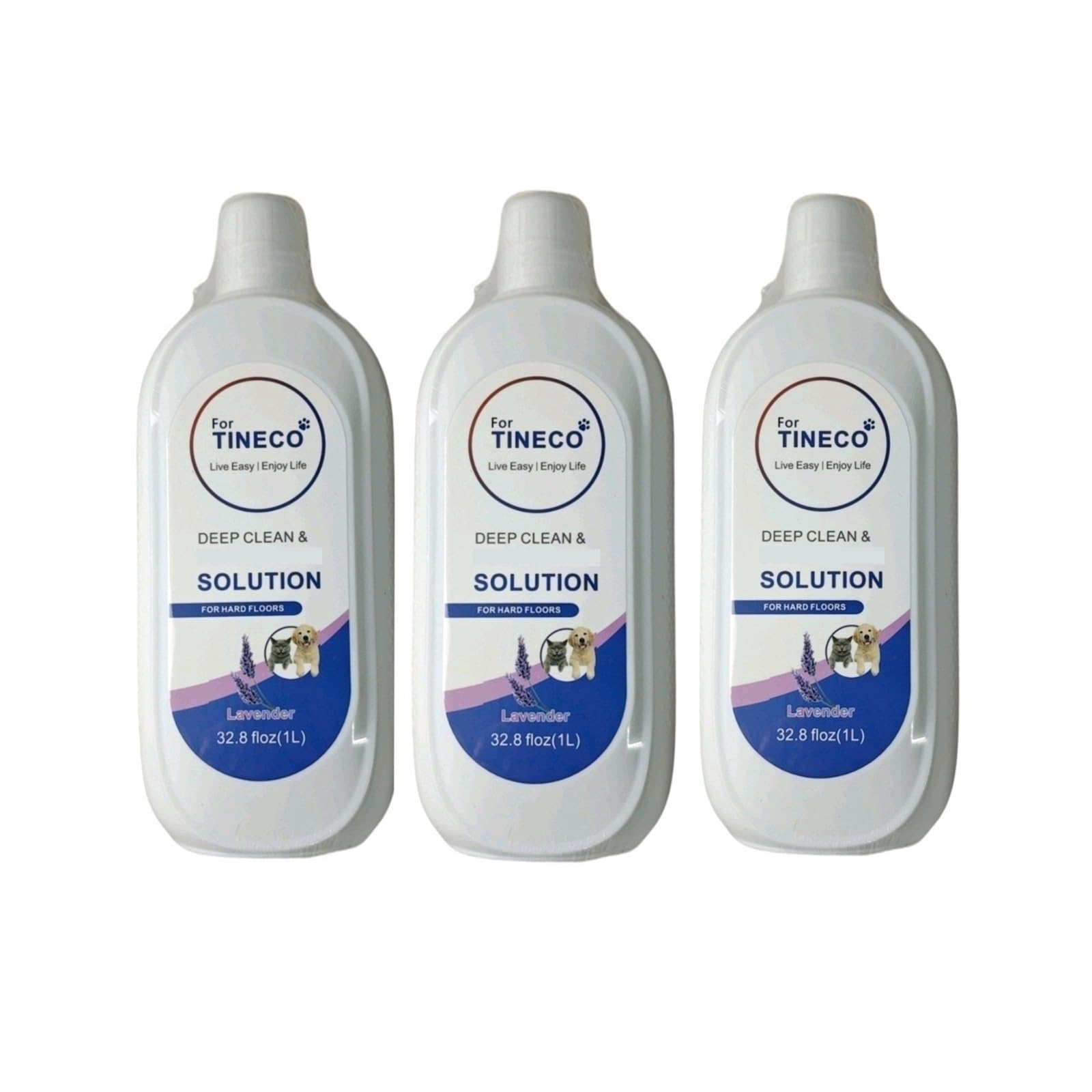 Reinigungslösung Für Bodenwäscher. Kompatibel Für Tineco GO PET 。Reinigungslösungen Für Mehrere Oberflächen, 1L (33.8fl Oz)(3pack)