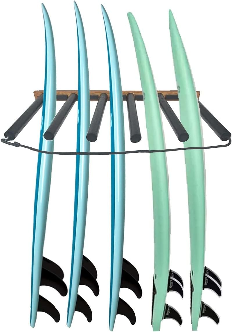 Rack na vertical Para 5 Pranchas de Surf