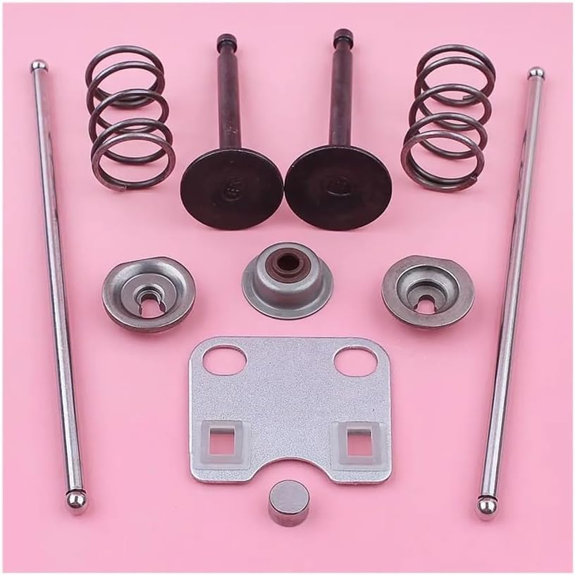Push Rod Guide Plate Fit For GX160 GX200 5.5HP 6. Stem Protection Cap Retainer Spring Set Mower Engine Part